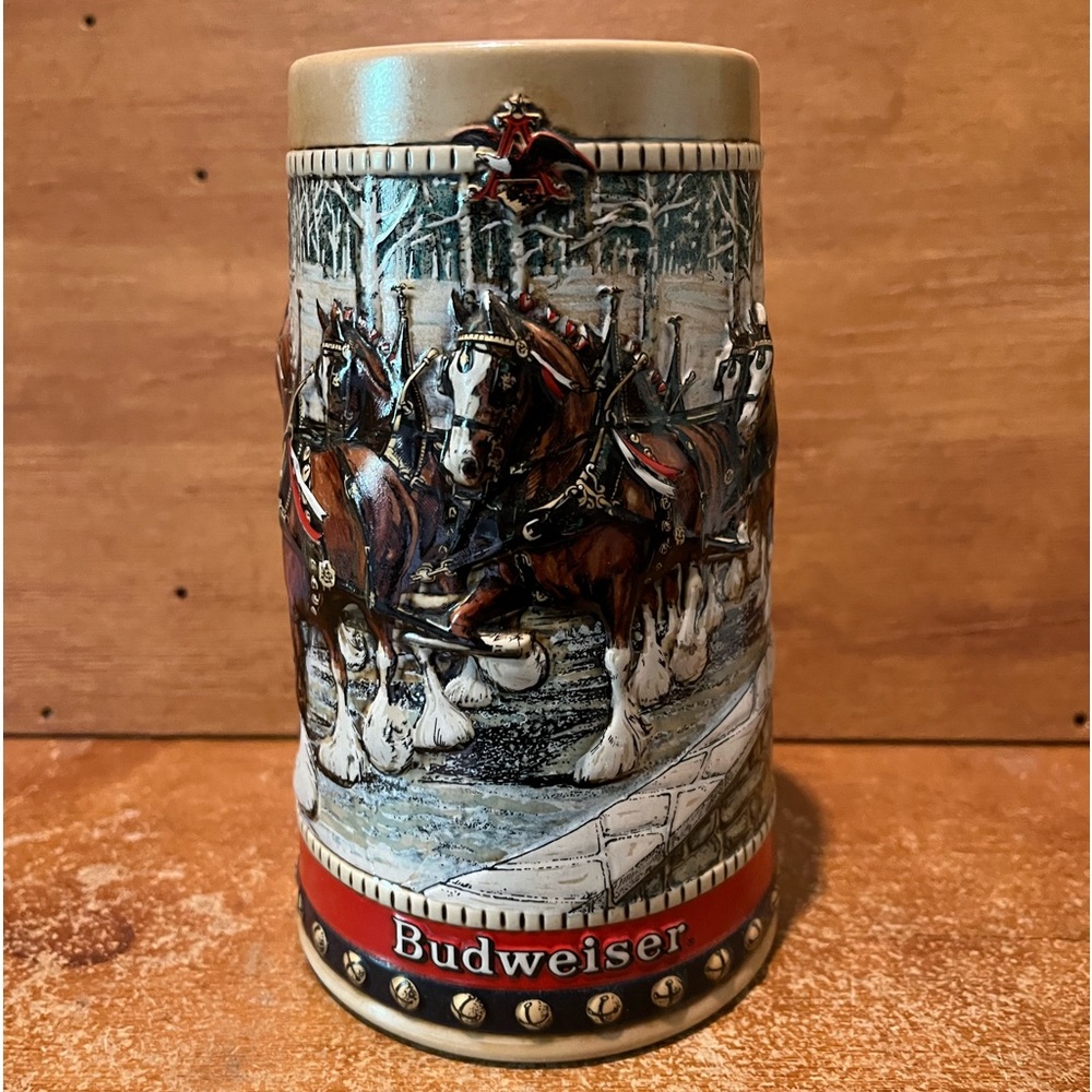 Budweiser Collectors Series Beer Stein - 1988